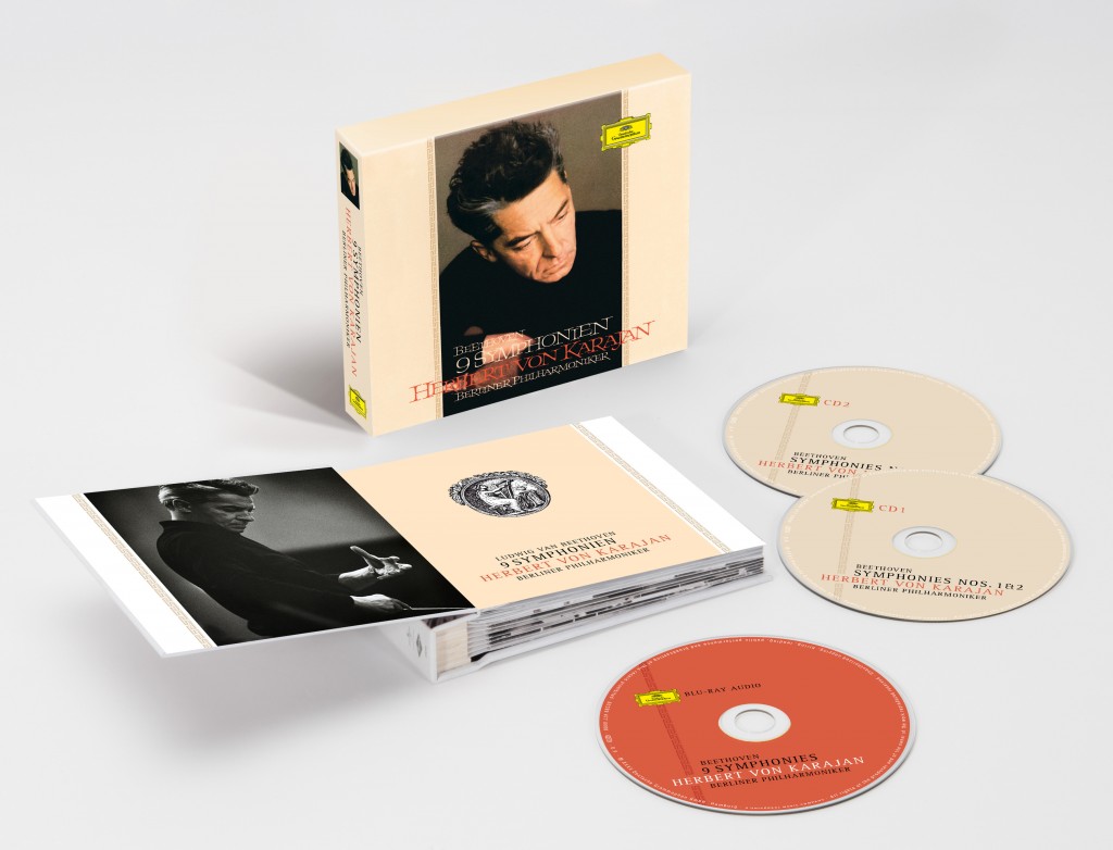 Cover coffret ouvert Karajan Beethoven