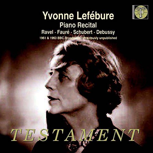 cover lefebure piano recital testament