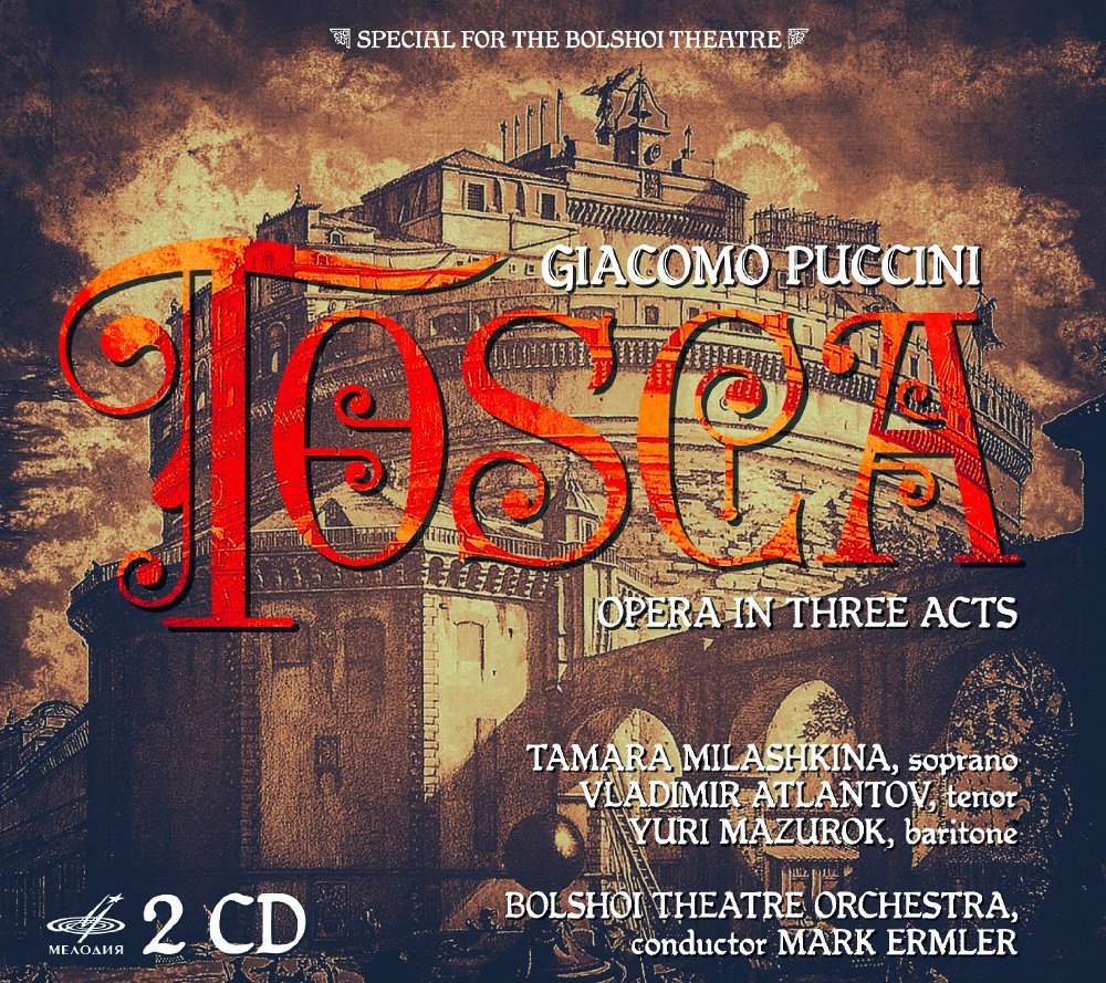 cover tosca puccini Milashkina melodiya