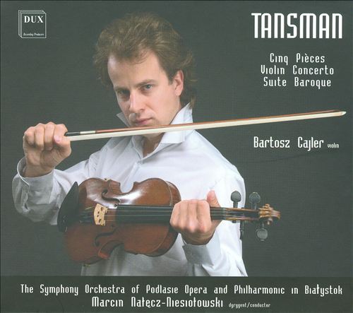 cover dux tansman violin concerto